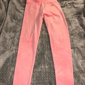 Juicy Couture Pink Leggings Stretchy Full-Length Bottoms
